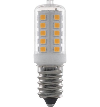 E14 3W dimbar LED rørpære - 5,1cm, 2700K, klart glass