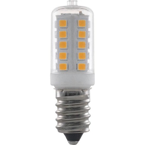 E14 3W LED rørpære - 5,1cm, 320lm, klart glass, 2700K