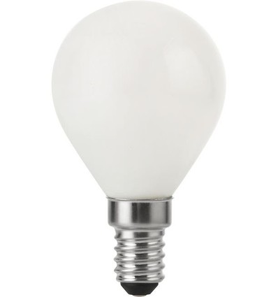 E14 4W DimToWarm LED kronepære - G45, opalt glass, dimbar, 2000-2700K