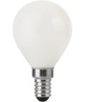 E14 4W DimToWarm LED kronepære - G45, opalt glass, dimbar, 2000-2700K