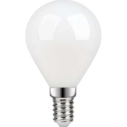 E14 4W dimbar LED kronepære - G45, filament, matt glass, 470lm, 2700K