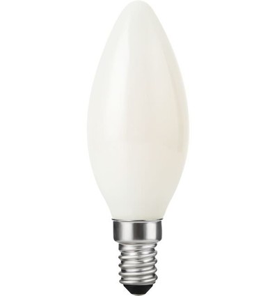 E14 4W dimbar LED kronepære - DimToWarm, 2000-2700K, opalglass, filament