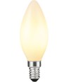 E14 4W dimbar LED kronepære - DimToWarm, 2000-2700K, opalglass, filament