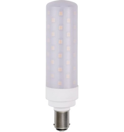 BA15d 11,3cm / 10W dimbar LED-pære - 1050lm, opalt glass, varmhvit