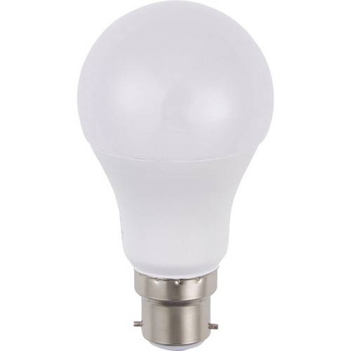 BA22d 10W LED-pære, 12-60V - 810lm, A60, opalt glass, 3000K