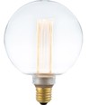 E27 3,5W dimbar LED-pære - G125, Vintage Globe, 2000K, klart glass