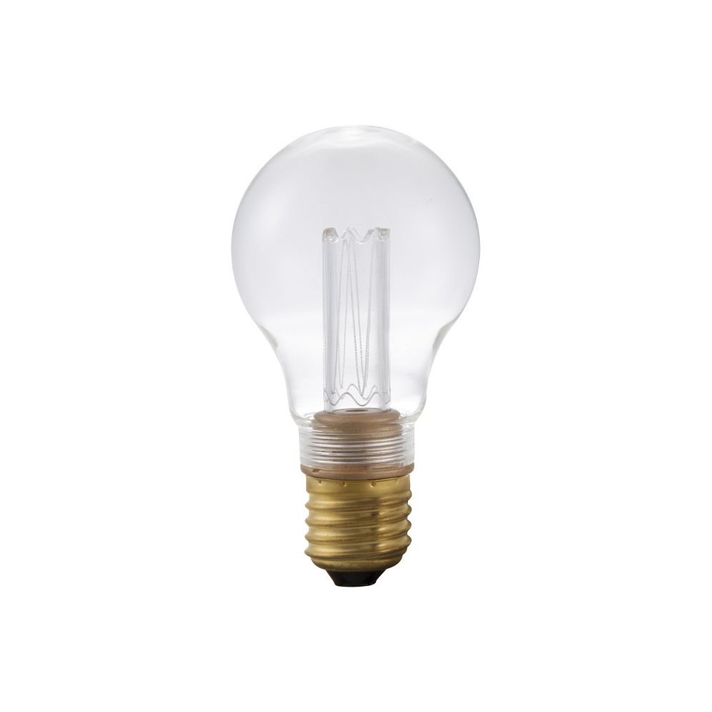 E27 2,5W dimbar vintage LED-pære - A60, 2000K, klart glass, 65lm - Dimbar : Dimbar, Kulør : Ekstra varm