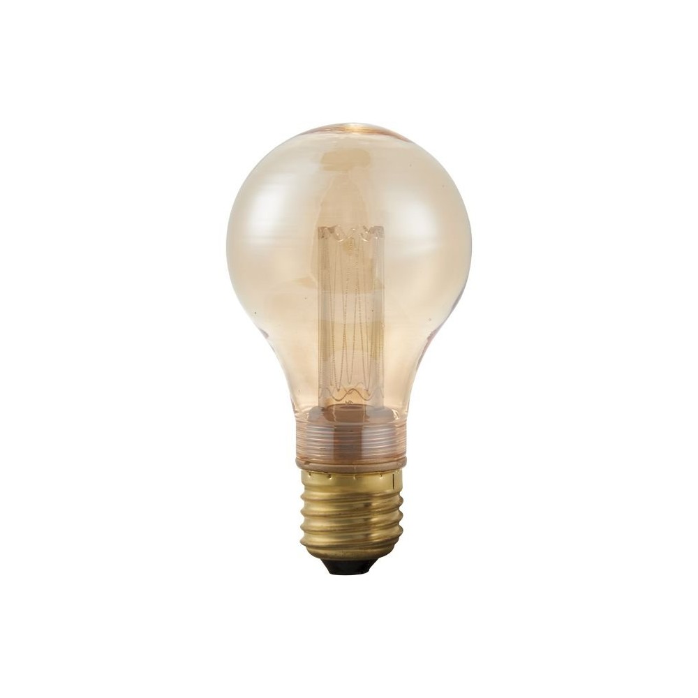 E27 2,5W dimbar LED vintagepære - A60, 1800K, gullfarget glass, 65lm - Dimbar : Dimbar, Kulør : Ekstra varm