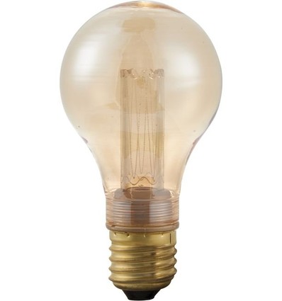 E27 2,5W dimbar LED vintagepære - A60, 1800K, gullfarget glass, 65lm