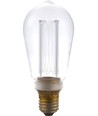 E27 3,5W dimbar LED Vintage-pære - ST64, 2000K, Rustika, klart glass