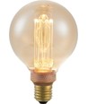 E27 3,5W dimbar LED vintagepære - G95 Globe, 1800K, gullglass, 100lm