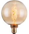 E27 3,5W dimbar LED Vintage DNA Globe G125 - 110lm, 1800K, gullfarget glass