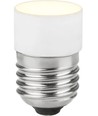 E27 3,4W dimbar LED-pære - 150lm, 2700K, White Edge Glow, rørformet