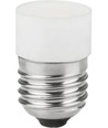 E27 3,4W dimbar LED-rørpære - 4,5cm, 2700K, Opal, Side Glow