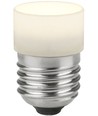 E27 3,4W dimbar LED-rørpære - 4,5cm, 2700K, Opal, Side Glow