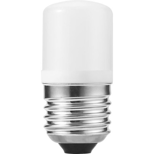 E27 5W dimbar LED rørpære - 6cm, 500lm, opalt glass, 2700K