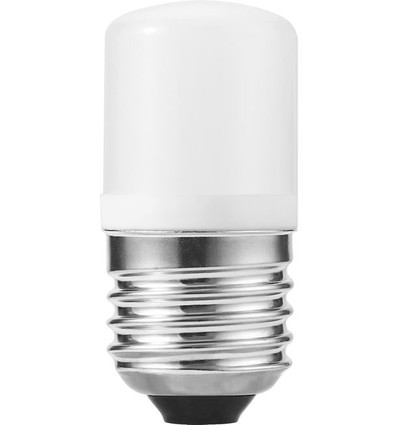 E27 5W dimbar LED rørpære - 6cm, 500lm, opalt glass, 2700K