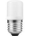 E27 5W dimbar LED rørpære - 6cm, 500lm, opalt glass, 2700K