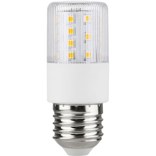 E27 7W dimbar LED rørpære - 8cm, 806lm, klart glass, 2700K