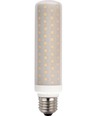 E27 15W LED rørpære 14,9cm - 1600lm, dimbar, opalt glass, AC/DC