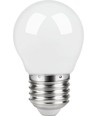 E27 2,8W dimbar LED kronepære - G45, filament, matt glass, 2700K