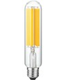 E27 21W LED HID Fila-pære - 3600lm, 17cm, klart glass, 2700K