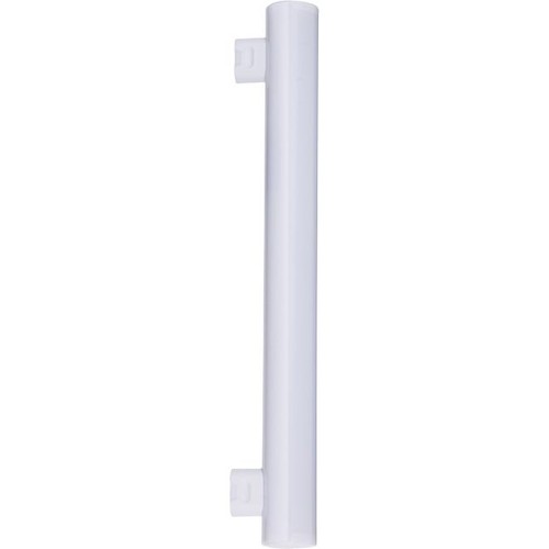 7W LED S14s T30 rørpære - 470lm, 2700K, opalt glass