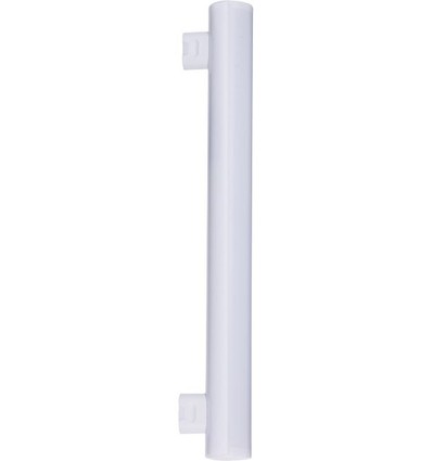 7W LED S14s T30 rørpære - 470lm, 2700K, opalt glass