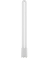 18W LED PLL 2G11 pære, 41cm - 2300lm, 4-pin, glass, opalglass