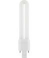 15,9cm / 5W G23 LED-pære - 620lm, Direkte/Ballast-kompatibel, opalglass