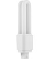 14,3cm / 6W G24d-2 LED-pære - 850lm, Direkte/Ballast-kompatibel, opalglass