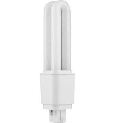 14,3cm / 6W G24d LED-pære - 880lm, Direkte/Ballast-kompatibel, 4000K, glass