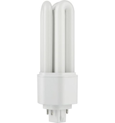 14cm / 10W GX24q LED-pære - 1450lm, 4-pin, opalglass, 6500K