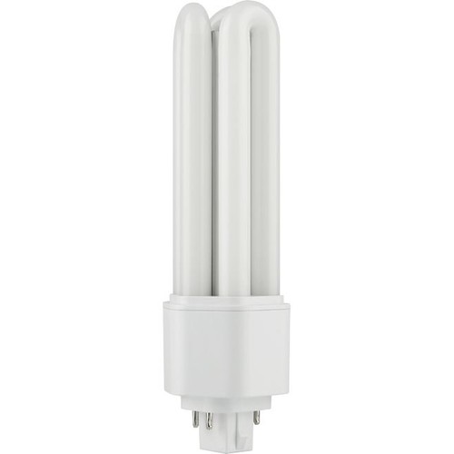 16,5cm / 13W GX24q-4 LED-pære - 1750lm, 4-pin, opalt glass, 3000K
