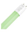 121,2cm / 18W Grønt T8 LED-lys rør - Glass, Direkte/Ballast-kompatibel