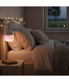 Oppladbar LED-lampe RGBW - Magnetisk & USB-C, inkl. fjernkontroll & karabinkrok