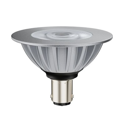 BA15d AR70 6,5W LED-pære, 12V - DimToWarm, RA97, 36°, dimbar