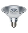BA15d AR70 9W LED-pære, 12V - 450lm, 24°, dimbar, varmhvit