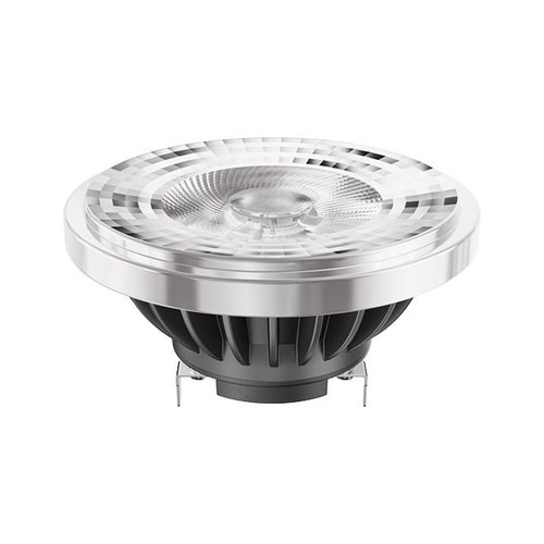 G53 AR111 12W LED-pære, 12V - 1010lm, 24°, dimbar, 3000K