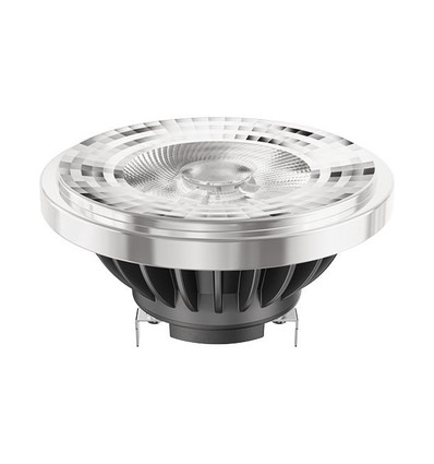 G53 AR111 12W dimbar LED-pære, 12V - 1320lm, 36°, 3000K, AC/DC