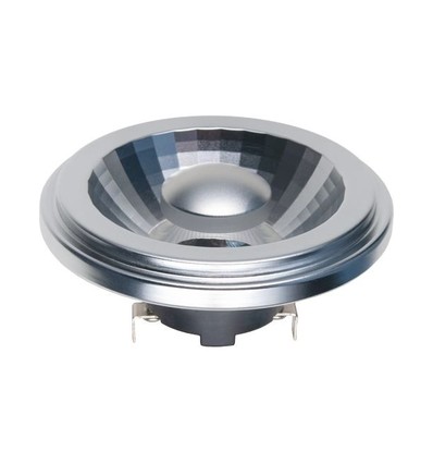 G53 AR111 15W dimbar LED-pære, 12V - 1080lm, 24°, 2700K, grå finish