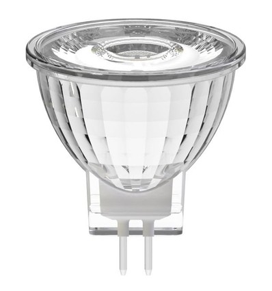 GU4 4,2W LED-pære, 12V - MR11, 400lm, 36°, glass, varmhvit