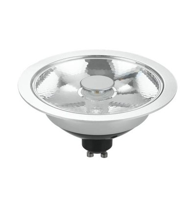 GU10 ES111 10W dimbar LED-pære - 820lm, 10 grader, 2700K, grå finish