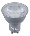 GU10 5W LED-pære - 360lm, 40°, dimbar, sølv, 3000K