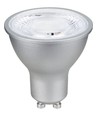 GU10 6W LED-pære - 660lm, 40°, dimbar, sølv, 3000K