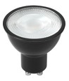 GU10 5W dimbar LED-pære - 470lm, 2700K, 35°, sort, MR16 størrelse