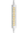 R7S 118mm / 11W LED-pære - 1600lm, klart glass, 3000K