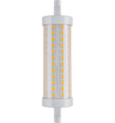 R7S 118mm / 12,5W dimbar LED-pære - 1520lm, klart glass, 3000K