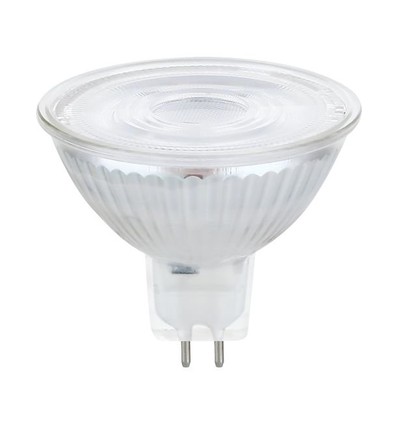 GU5.3 3,4W LED-pære, 12V - 410lm, MR16, 36°, glass, varmhvit