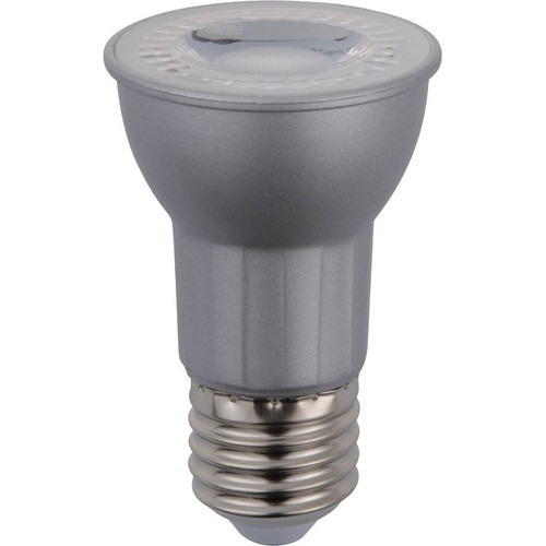E27 5W dimbar PAR16 LED-pære - 380lm, 2700K, 36°, sølvfinish